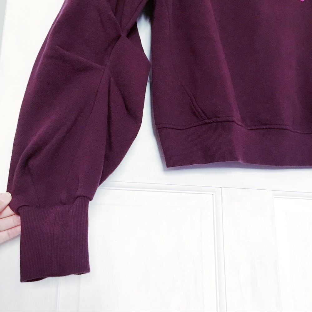 Express | “Feel Good” Cozy Balloon Sleeve Sweater - Picture 5 of 6